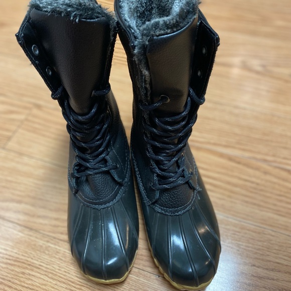 Sporto Winter Boots black duck boots steel shank size 6 women - Picture 7 of 9